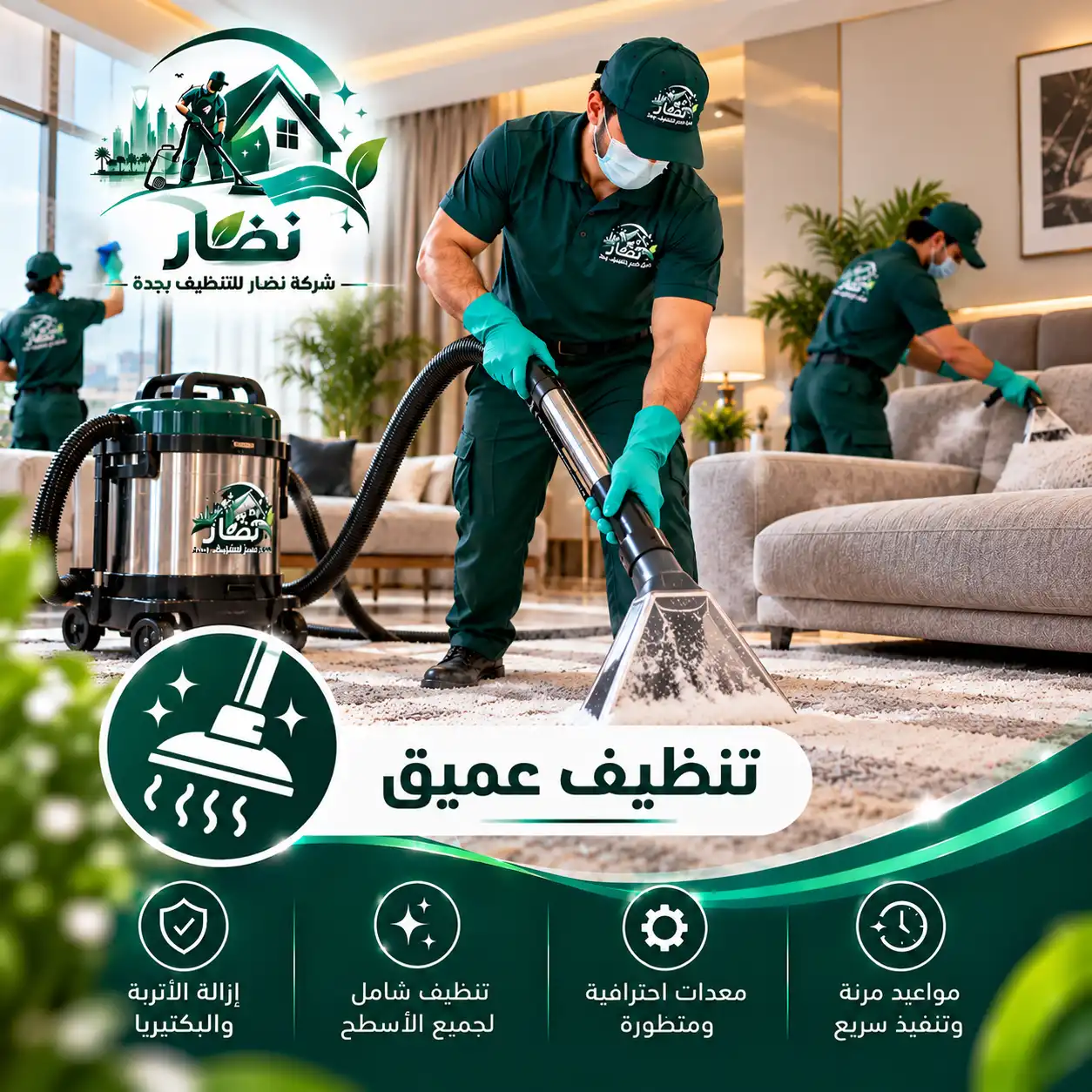 عناية تفصيلية دقيقة بالأركان